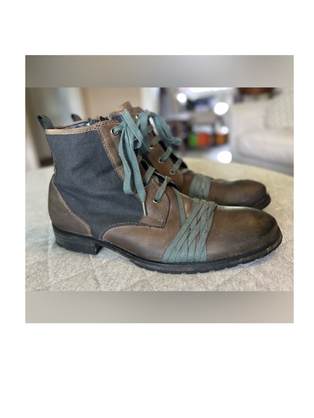 Donald J Pliner Size 11 Baxter Brown Leather Boots